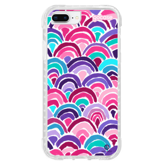 Capinha para celular Arco-íris Rosa