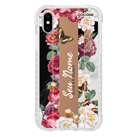 Capinha para celular Borboletas no Jardim