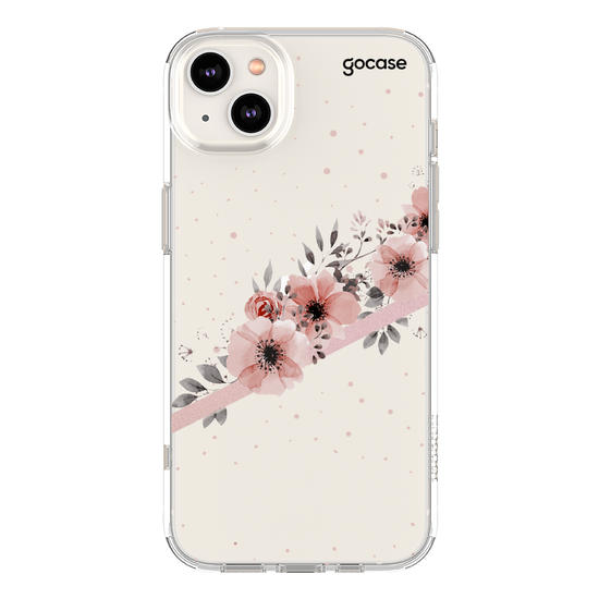Capinha para celular Arranjos Rosé Clean Customizable