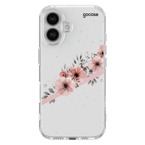 Capinha para celular Arranjos Rosé Clean Customizable