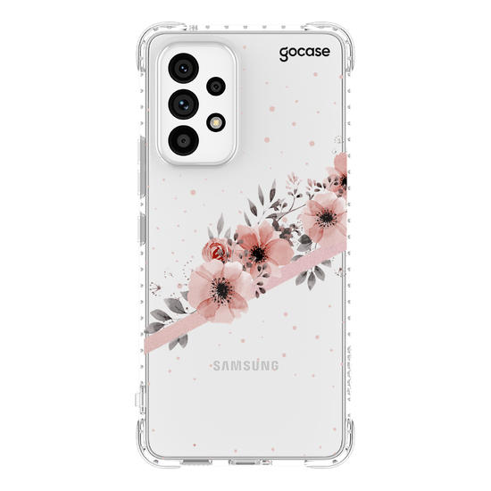 Capinha para celular Arranjos Rosé Clean Customizable