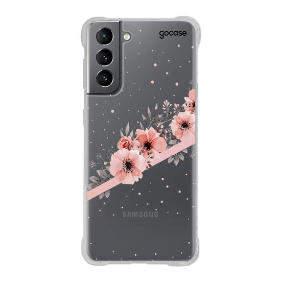 Capinha para celular Arranjos Rosé Clean Customizable