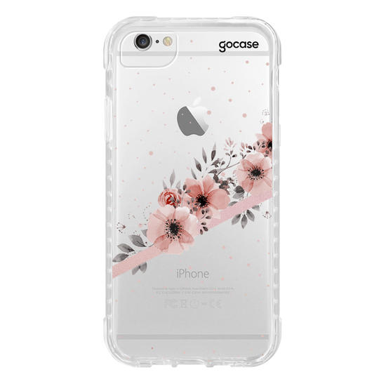 Capinha para celular Arranjos Rosé Clean Customizable