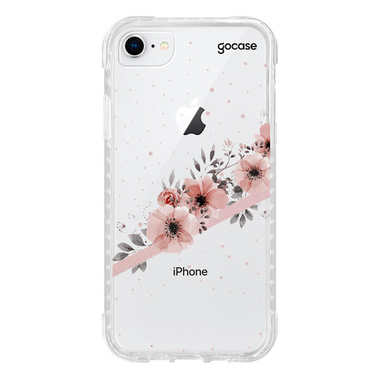 Capinha para celular Arranjos Rosé Clean Customizable