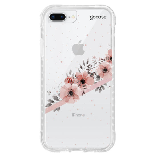 Capinha para celular Arranjos Rosé Clean Customizable