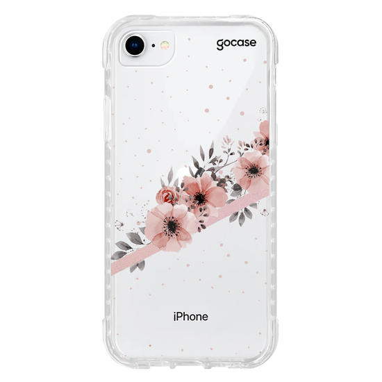 Capinha para celular Arranjos Rosé Clean Customizable