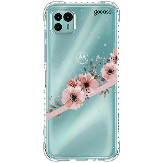 Capinha para celular Arranjos Rosé Clean Customizable
