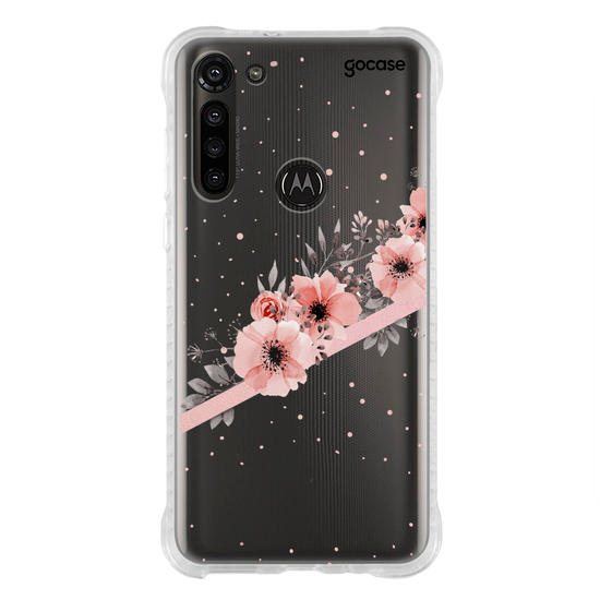 Capinha para celular Arranjos Rosé Clean Customizable