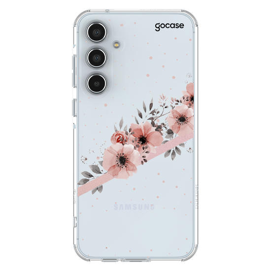 Capinha para celular Arranjos Rosé Clean Customizable