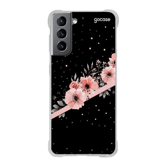 Capinha para celular Arranjos Rosé Customizável