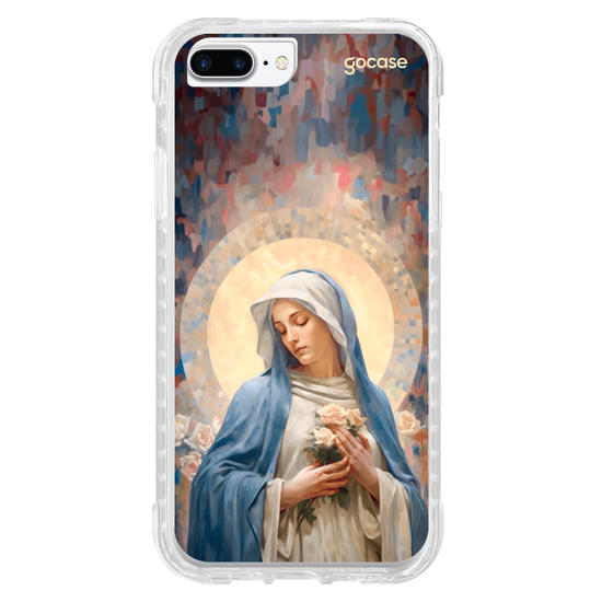 Capinha para celular  Arte Mosaico Nossa Senhora
