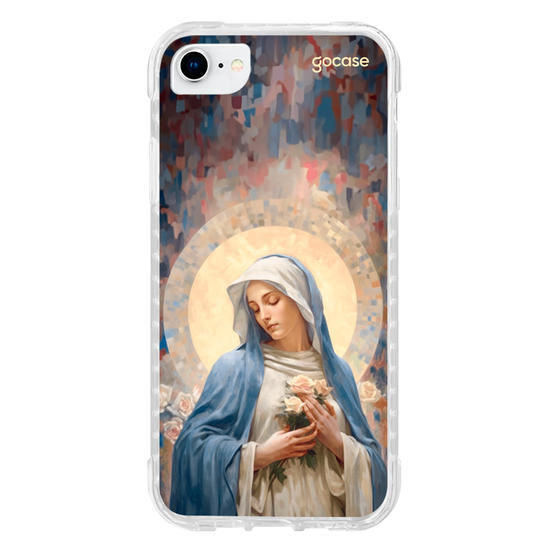Capinha para celular  Arte Mosaico Nossa Senhora