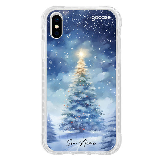 Capinha para celular Árvore de Natal - Snowy Tree