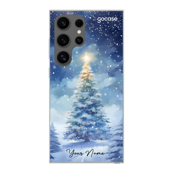Snowy Christmas Tree Phone Case