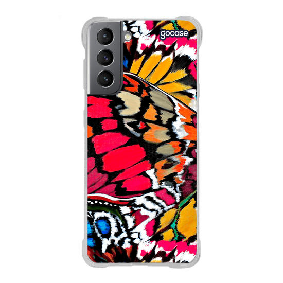 Capinha para celular  Asa Borboleta Colorida