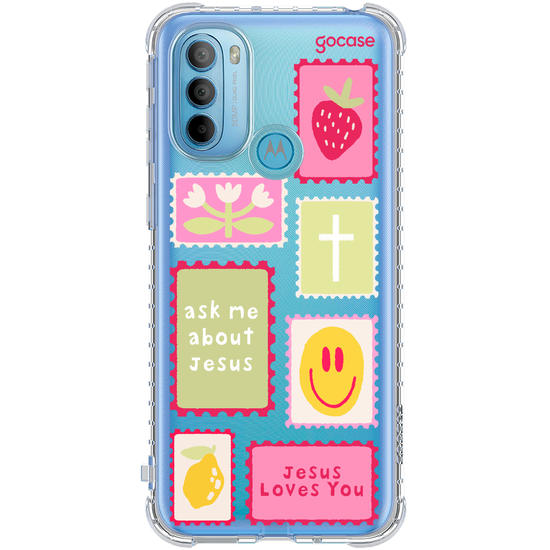 Capinha para celular  Ask Me About Jesus