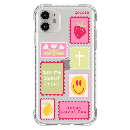 Capinha para celular  Ask Me About Jesus