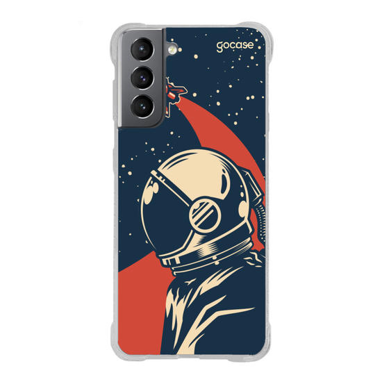 Capinha para celular Astronauta Retrô