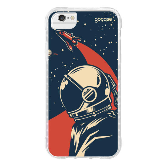 Capinha para celular Astronauta Retrô