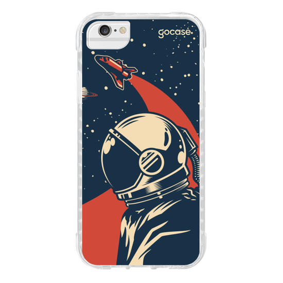 Capinha para celular Astronauta Retrô