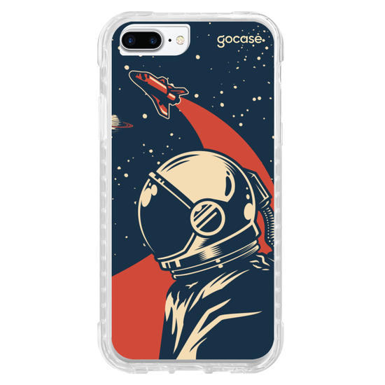 Capinha para celular Astronauta Retrô