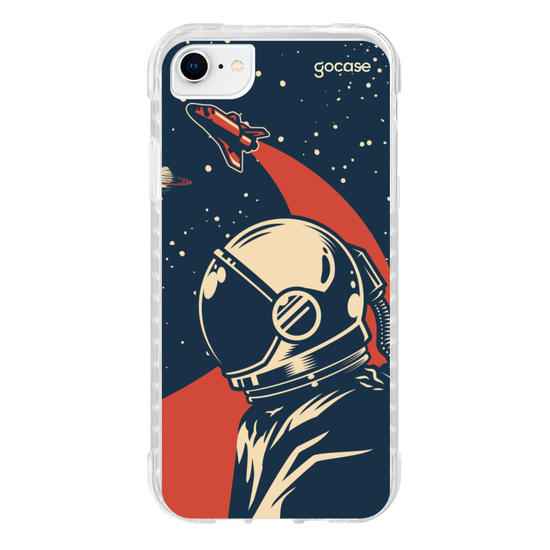 Capinha para celular Astronauta Retrô