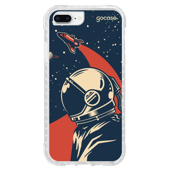 Capinha para celular Astronauta Retrô