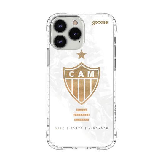 Capinha para celular  Atlético Mineiro - Escudo Gold & White