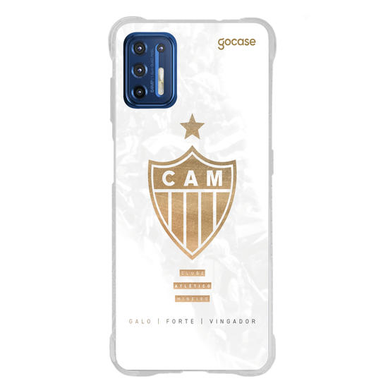 Capinha para celular  Atlético Mineiro - Escudo Gold & White