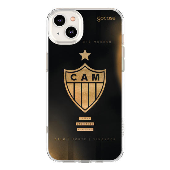Capinha para celular  Atlético Mineiro - Escudo Gold & Black