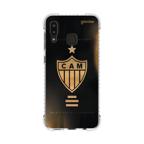 Capinha para celular  Atlético Mineiro - Escudo Gold & Black