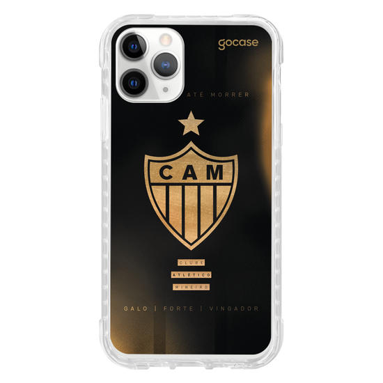 Capinha para celular  Atlético Mineiro - Escudo Gold & Black