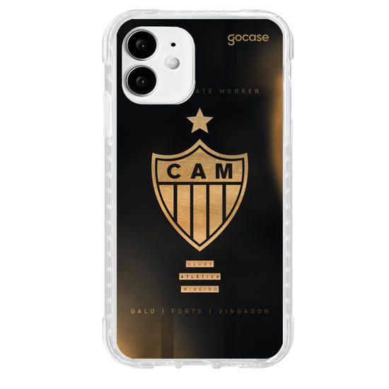 Capinha para celular  Atlético Mineiro - Escudo Gold & Black