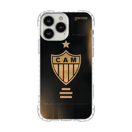 Capinha para celular  Atlético Mineiro - Escudo Gold & Black