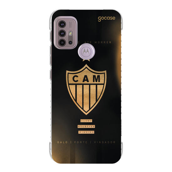 Capinha para celular  Atlético Mineiro - Escudo Gold & Black