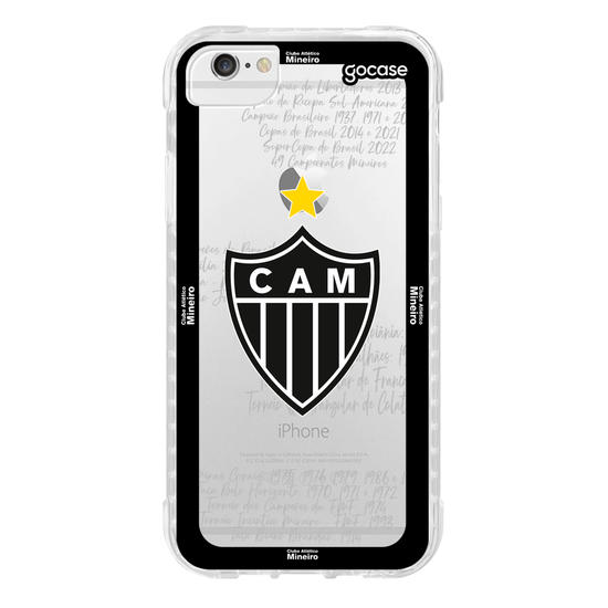Capinha para celular Atlético-MG - Bordas