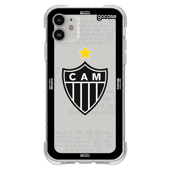 Capinha para celular Atlético-MG - Bordas