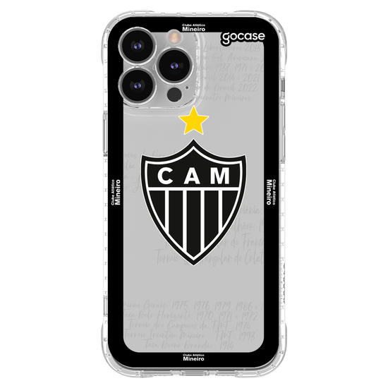 Capinha para celular Atlético-MG - Bordas
