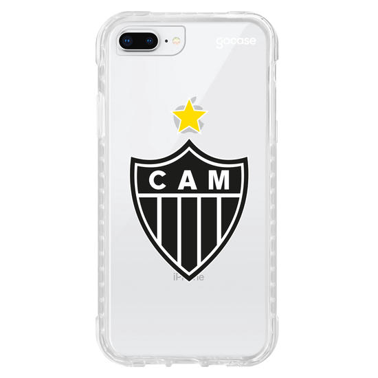Capinha para celular Atlético-MG - Color Black Escudo