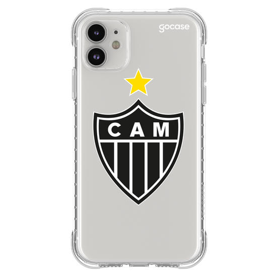 Capinha para celular Atlético-MG - Color Black Escudo