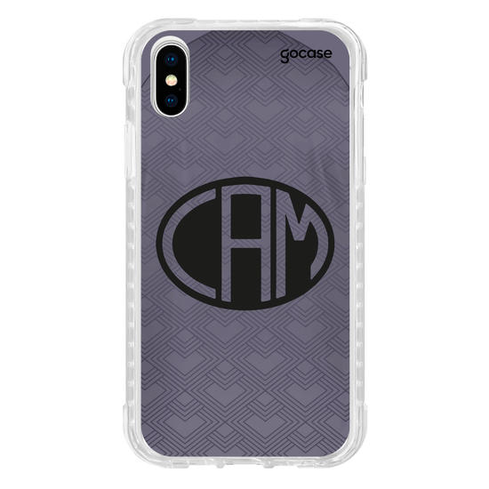Capinha para celular Atlético Mineiro - Escudo Cinza