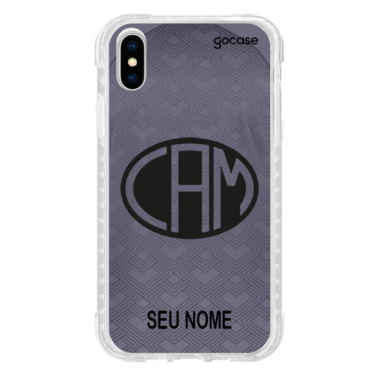 Capinha para celular Atlético Mineiro - Escudo Cinza