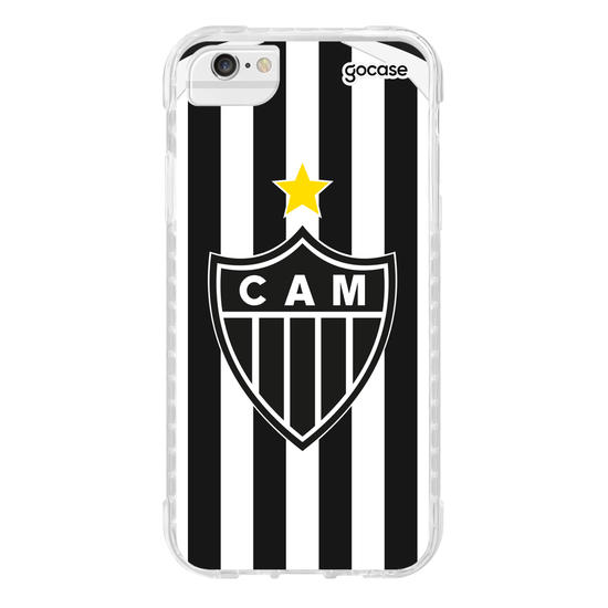 Capinha para celular Atlético Mineiro - Escudo Listras