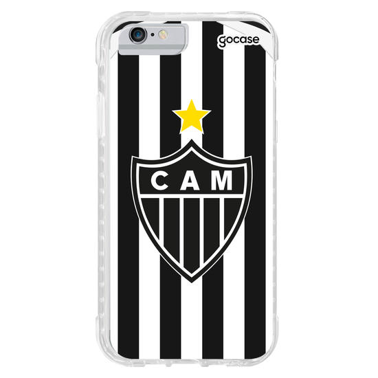 Capinha para celular Atlético Mineiro - Escudo Listras