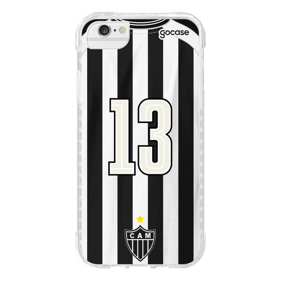 Capinha para celular Atlético Mineiro - Uniforme 1 2020 Personalizado