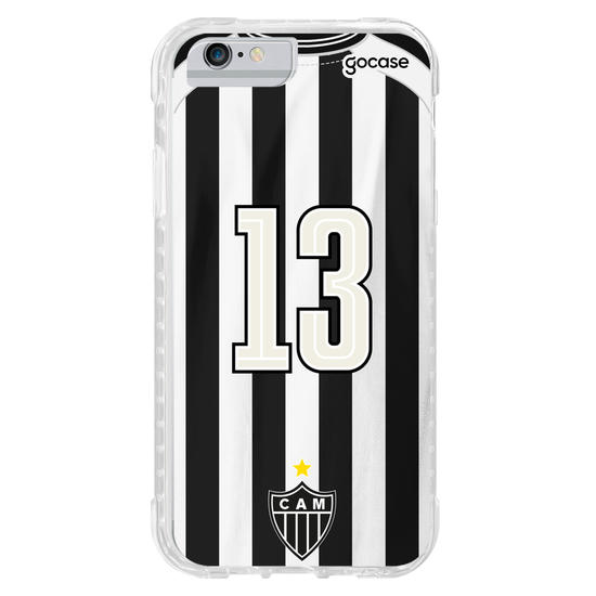 Capinha para celular Atlético Mineiro - Uniforme 1 2020 Personalizado