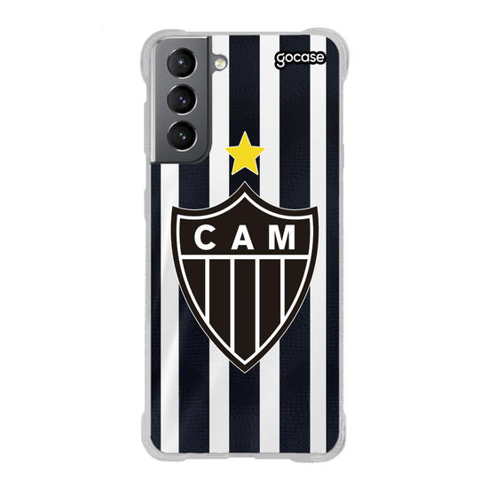 Capinha para celular  Atlético Mineiro - Uniforme 1 2024 Escudo