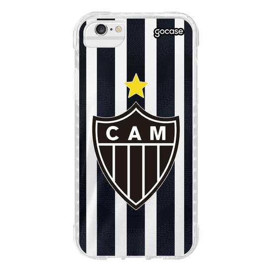 Capinha para celular  Atlético Mineiro - Uniforme 1 2024 Escudo
