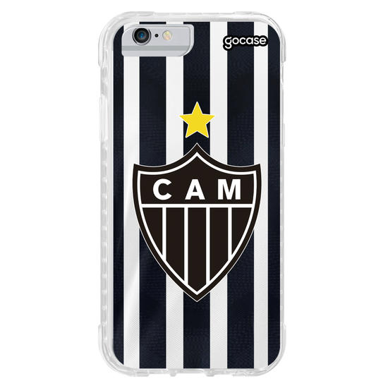 Capinha para celular  Atlético Mineiro - Uniforme 1 2024 Escudo