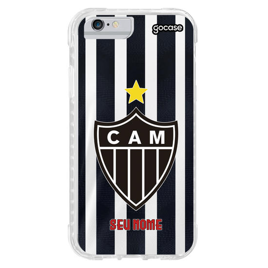 Capinha para celular  Atlético Mineiro - Uniforme 1 2024 Escudo